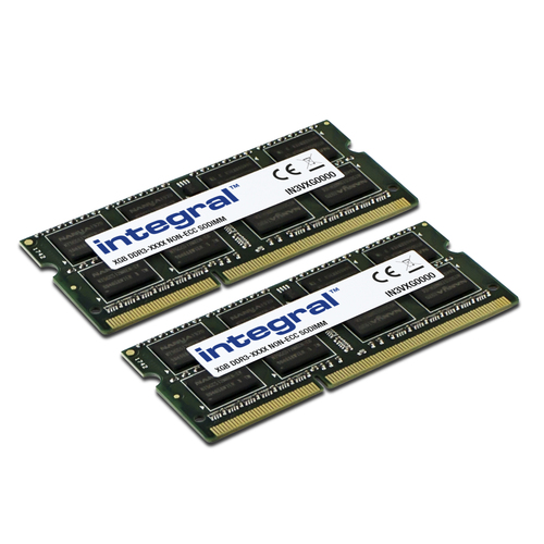 Integral 8GB (2X4GB) LAPTOP RAM MODULE LOW VOLTAGE KIT DDR3 1600MHZ PC3-12800 UNBUFFERED NON-ECC SODIMM