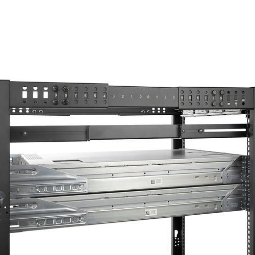 StarTech.com 1U 19" Server Rack Rails, Verstelbare Diepte (61 tot 91cm),  Universeel 4 Post Rack Mount Rails, Mounting Rail Kit voor NetwerkServerUPS, afbeelding 9