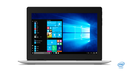 Lenovo IdeaPad D330-10IGM 81H3 - Tableta - con anclaje de teclado - Intel Celeron - N4000 / 11 GHz - Win 10 Pro 64 bits - UHD Graphics 600 - 4 GB RAM - 64 GB eMMC - 101 IPS pantalla táctil 1920 x 1200 - Wi-Fi 5 - 4G LTE-A - gris mineral - kbd español - 81H300HNLM