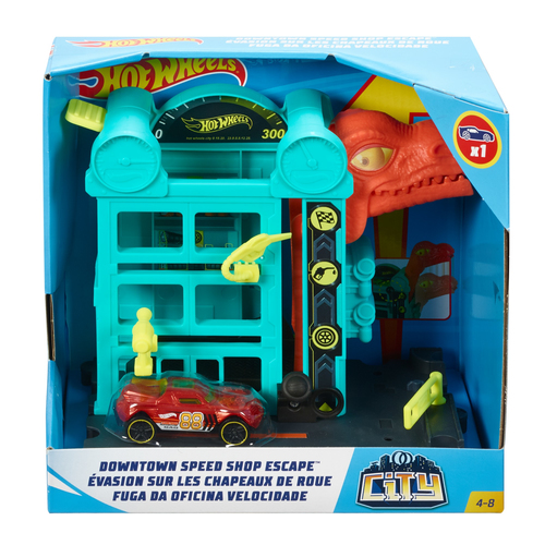 Hot Wheels Playset City con Macchinina, Assortimento, FRH28 Auto un sacīkstes