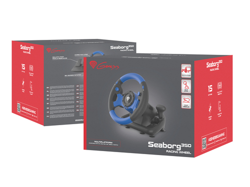 Genesis Gaming Lenkrad SEABORG 350 voor PC/XBOX/PS, afbeelding 8