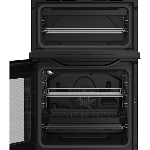 Hotpoint HDE5VDCB 50cm Wide Double Oven Electric Cooker with Ceramic Hob - Black - A/A Rated, Black - image 4