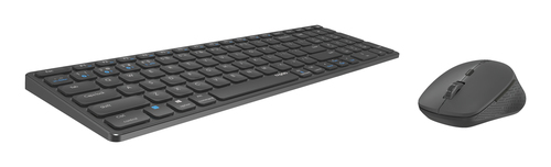 Hama 9700M keyboard Mouse included Office QWERTZ German Grey – image 2