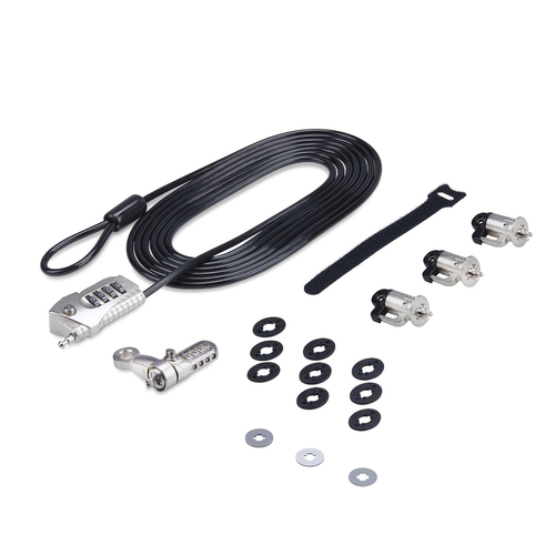 3M4-DESK-LOCKING-KIT JUEGO DE CANDADO CABLE PARA  COMPUTADORA Y PERIFERICOS - 3M