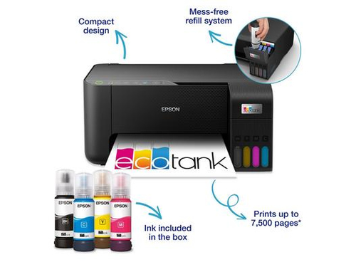 Epson EcoTank ET-2860 All-in-One Wireless Inkjet Printer, Black - image 6
