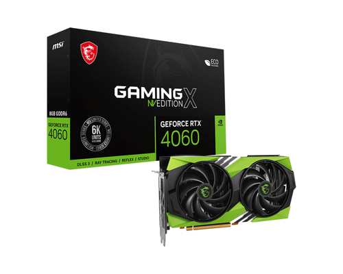 MSI GAMING GeForce RTX 4060 X NV EDITION 8G NVIDIA 8 GB GDDR6