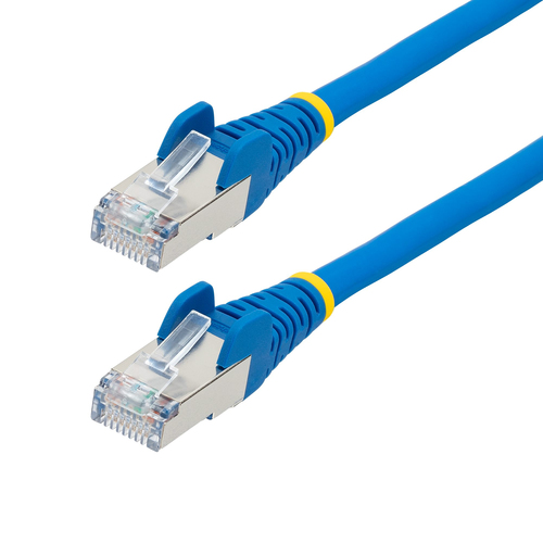 75FT BLUE CAT6A ETHERNET CABLE, SNAGLESS RJ45, 10G, 100W POE, S/FTP, LSZH, 27AWG