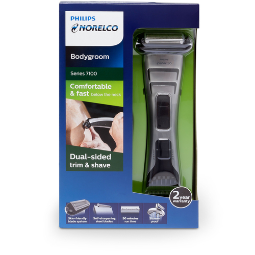 Philips Norelco Bodygroom 7100 BG2040/49 body groomer/shaver Black, Metallic – image 3