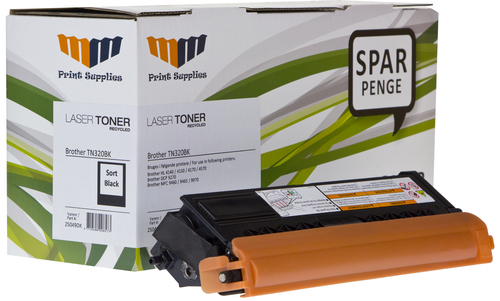 MM Black Laser Toner - Brother TN320BK - For Brother DCP / HL / MFC – image 1