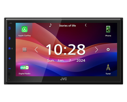 JVC KW-M695DBW Zwart, afbeelding 6