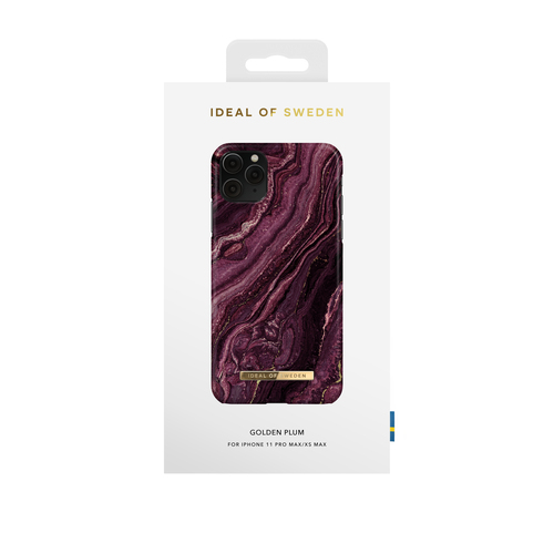 iDeal of Sweden Printed Case iPhone 11PM/XSM Golden Plum – image 1