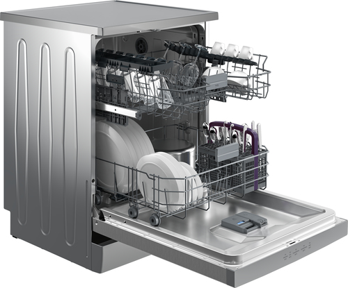 Beko BDFN15430X Freestanding Full Size Dishwasher with Quick Programmes – image 3