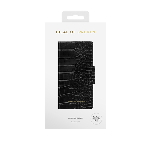 iDeal of Sweden Atelier Wallet iPhone 14PL Neo Noir Croco – image 5