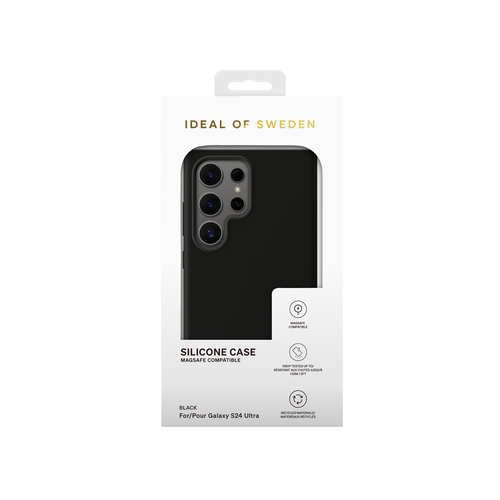 iDeal of Sweden Silicone Case MagSafe Galaxy S24 Ultra Black – image 5