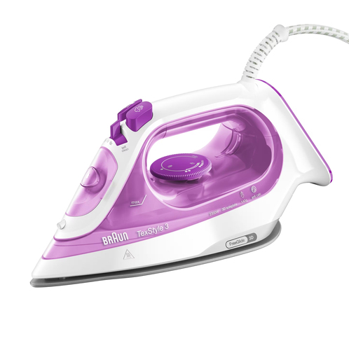 Braun TexStyle 3 SI3030PU Steam iron Ceramic soleplate