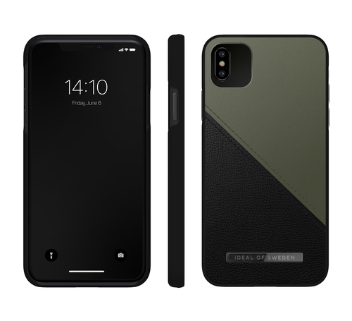 iDeal of Sweden Atelier Case iPhone 11PM/XSM Onyx Black Khki – image 3