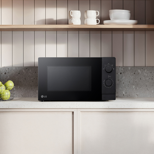 LG MS2082F microwave Black Solo microwave Countertop – image 3