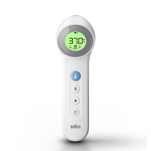 Braun Unisex No Touch Thermometer Age Percision in White White female - image 1