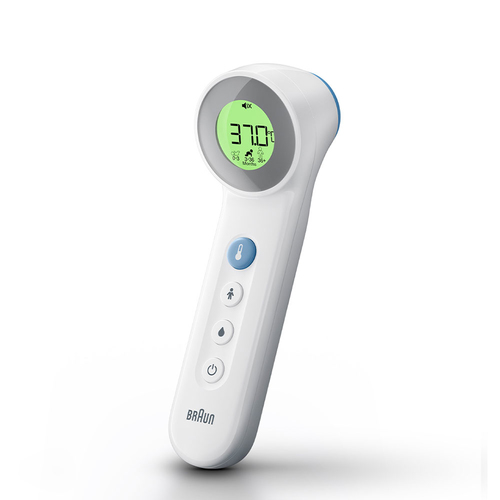 Braun Unisex No Touch Thermometer Age Percision in White White female - image 2