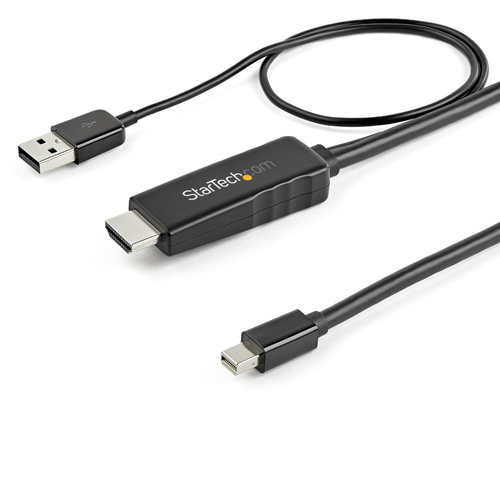 CABLE CONVERTIDOR HDMI A MINI  DISPLAYPORT DE 2M - 4K 30HZ - HD2MDPMM2M