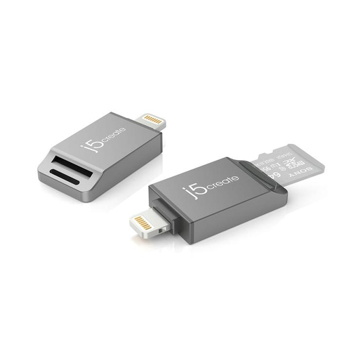 J5Create J5 JLMSD3 lightning miCroSDX