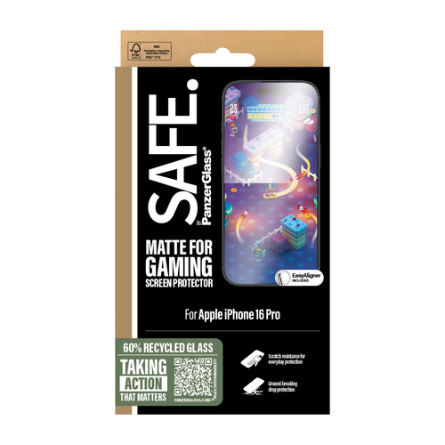 SAFE by PG Gaming Scrn iPhone 16P 6.3UWF, afbeelding 3