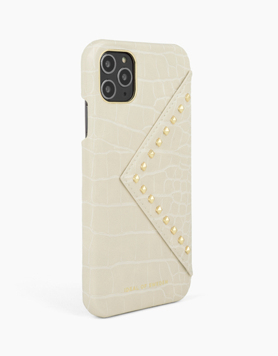 iDeal of Sweden Statement Case iPhone 11PM/XSM Beatstuds Cream Croco – image 5