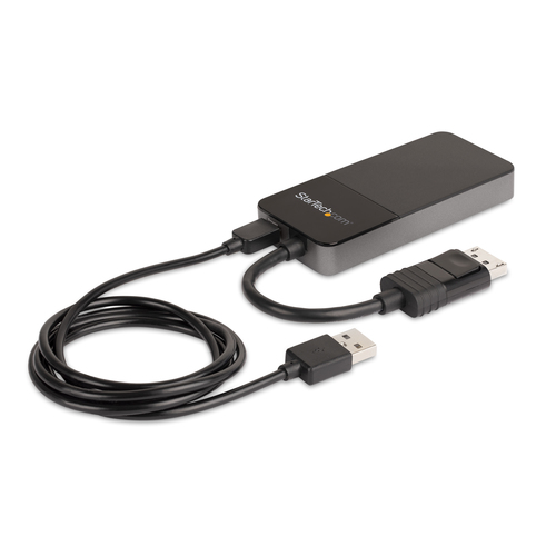 StarTech.com 3-Port Multi Monitor Adapter - DisplayPort 1.4 to 3x DisplayPort Video Splitter - Dual/Triple 4K - DP 1.4 MST Hub - Windows (MST14DP123DP) Video-/audiosplitter DisplayPort – billede 2