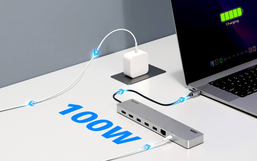 ATEN UH3240-AT laptop dock/port replicator Wired USB Type-C Silver – image 4