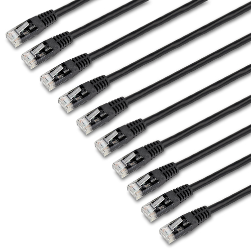 6 FT. CAT6 ETHERNET CABLE MULTIPACK MEETS ALL ANSI/TIA-568-D CATEGORY 6 PATCH