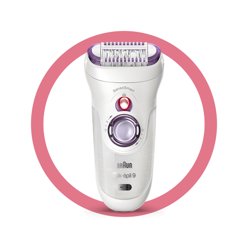 Braun Silk-épil 9 81711467 epilator 40 tweezers White, Purple – image 2