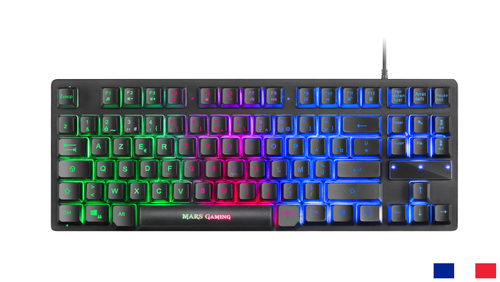 Mars Gaming MCPTKLFR RGB Combo Keyboard and Mouse 3200DPI TKL Design French Language – image 2