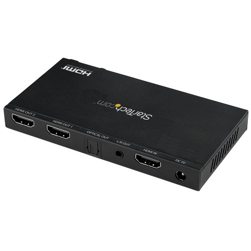 StarTech.com HDMI Splitter - 2 Port - 4K 60Hz Built-In Scaler Video-/audiosplitter HDMI – billede 2
