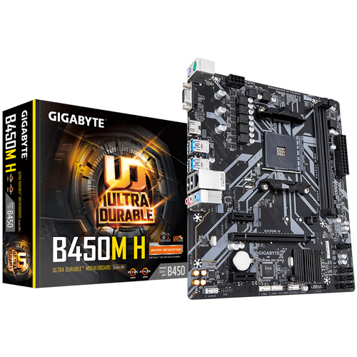 MB GIGABYTE B450M H ULTRA DURABLE AM4 DDR4 MATX B450M H - B450M H