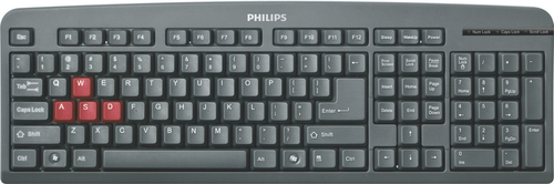 Philips SPT1800 USB/PS2 800 DPI Keyboard and mouse set – image 2
