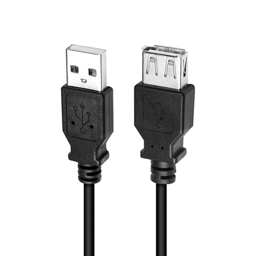 LogiLink CU0012B USB-kabel 5 m USB 2.0 USB A Zwart, afbeelding 2