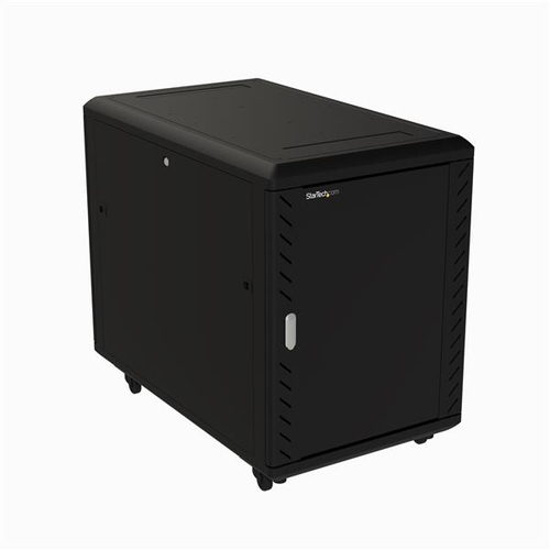 GABINETE RACK PARA SERVIDORES  15U - INCLUYE RUEDAS Y NIVELADORES - RK1536BKF