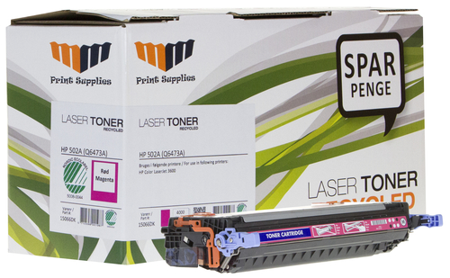 MM Magenta Laser Toner - HP 502A (Q6473A) - For HP Color LaserJet – image 1