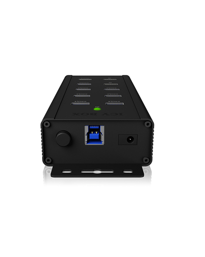 ICY BOX 7-Port - USB 30 USB-Hubs - USB 32 - 7 - Schwarz – Foto 7 von 11