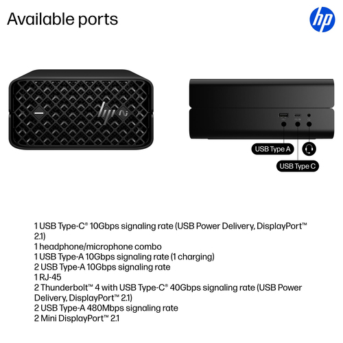 HP Z2 Mini G1a Amd Ryzen AI Max+ Pro 395 64GB RAM 1TB SSD Windows 11 Pro Workstation PC - image 4
