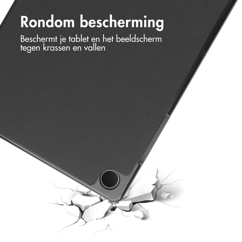Accezz Trifold Bookcase Samsung Galaxy Tab A9 Plus Tablethoesje Zwart, afbeelding 3