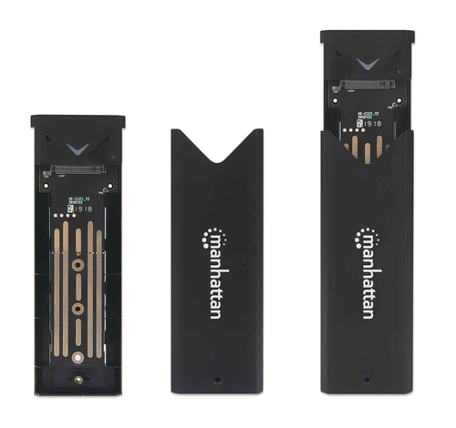 Manhattan M.2 NVMe SSD-HDDgehäuse USB 3.2 Gen2 USB-C, afbeelding 9