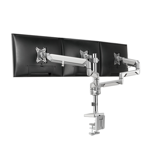LogiLink BP0090 flat panel bureau steun 68,6 cm (27 ) Klem Zilver, afbeelding 2