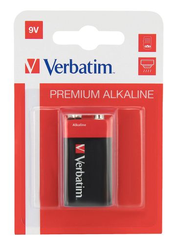 Verbatim 9V-Alkalibatterien