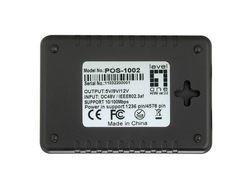 LevelOne POS-1002 - PoE splitter, afbeelding 3
