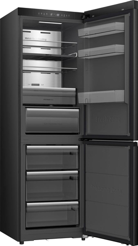 Hisense RB5K330GSFC 60cm Frost Free KitchenFit Fridge Freezer - Black Steel - image 2