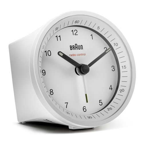 Braun BC07W-DCF äratuskell Kvarts äratuskell Valge
