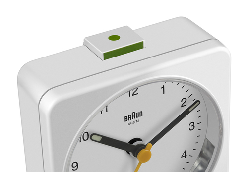 Braun Classic Analogue Alarm Clock in White White - image 5