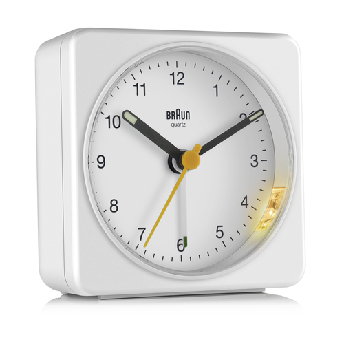 Braun Classic Analogue Alarm Clock in White White - image 4