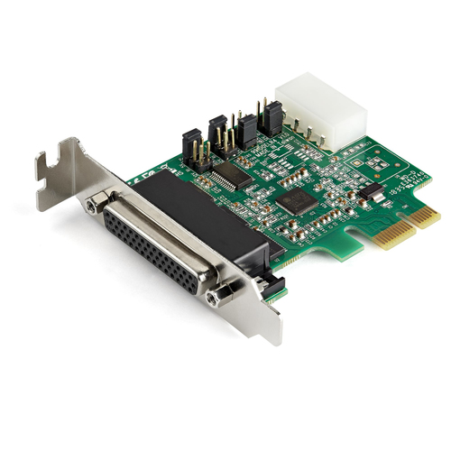 StarTech.com 4 Port PCI Express RS232 Seriële Kaart, PCIe RS232 Serial Host Controller Kaart, PCIe naar Serial DB9 Adapter Kaart, 16950 UART, Low, afbeelding 2